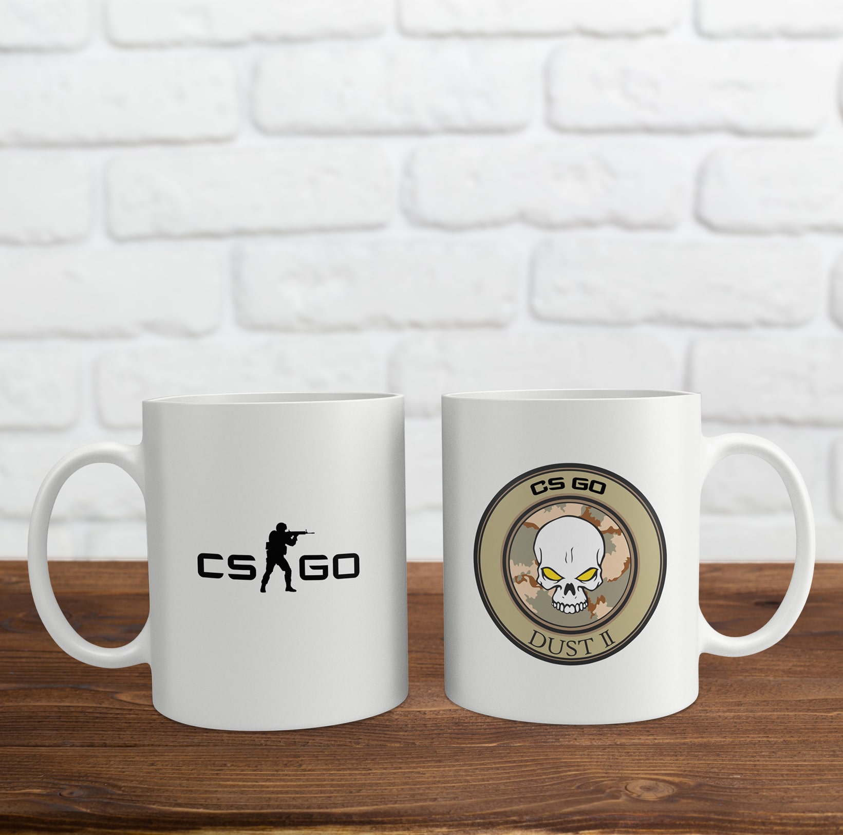 Cốc sứ in logo game Counter-Strike: Global Offensive (CSGO)