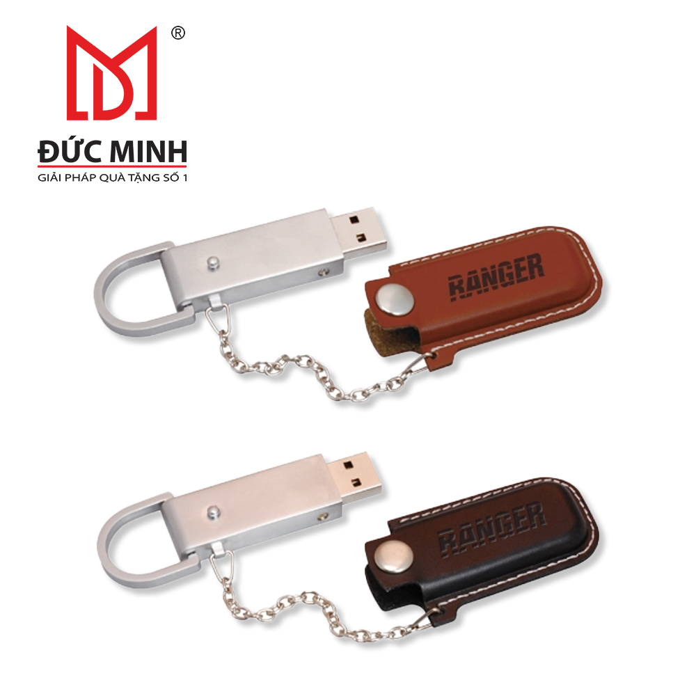 Quà tặng USB vỏ da 3803