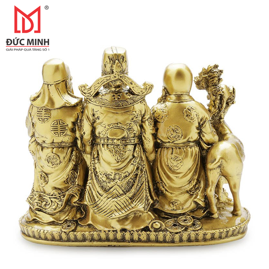 Tượng 3 ông Phúc, Lộc, Thọ cao 22cm