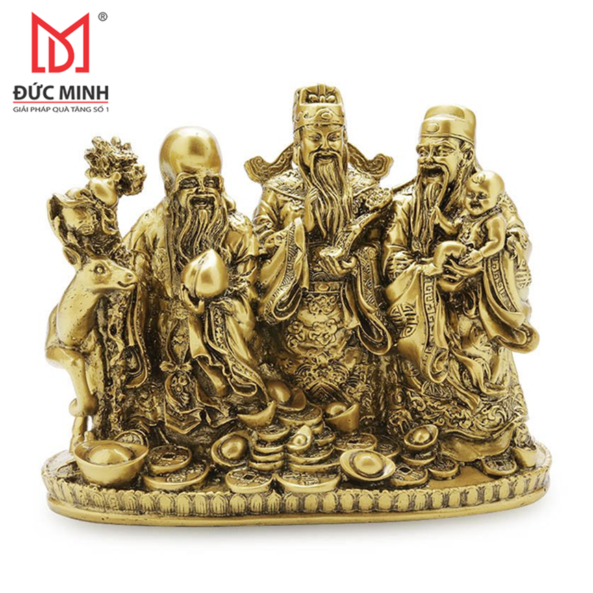 Tượng 3 ông Phúc, Lộc, Thọ cao 22cm