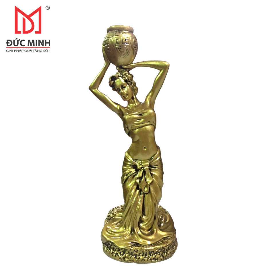 Tượng cô gái quỳ bưng hũ