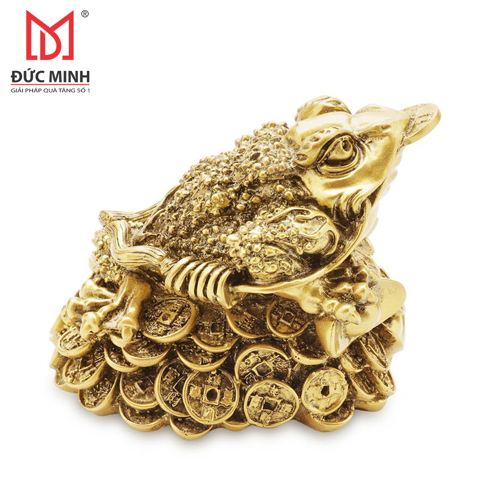 Tượng cóc ngậm tiền cao 13cm