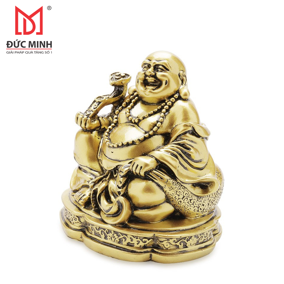 Tượng Phật Di Lặc cầm gậy như ý