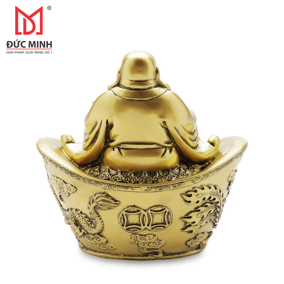Tượng Phật Di Lặc ngồi trên thỏi vàng