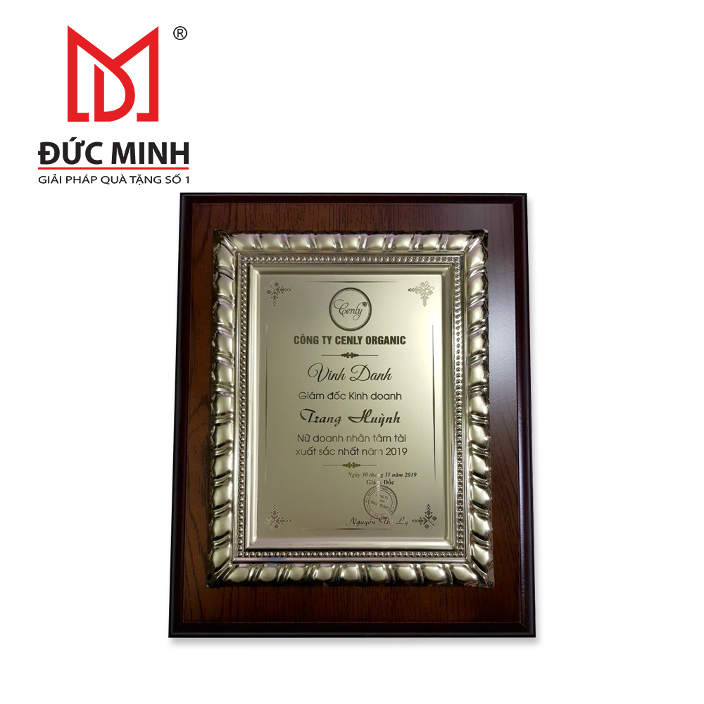 Bảng Vinh Danh Gỗ Đồng 2705