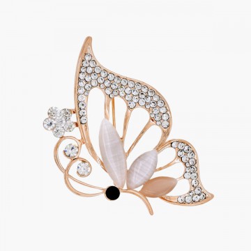 Nhẫn Đá quý thiên nhiên Citrine 6mm double halo