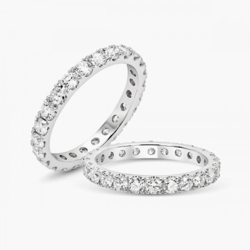 Nhẫn Đá quý thiên nhiên Citrine 6mm double halo