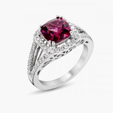 Bông tai Đá quý thiên nhiên Citrine 5mm