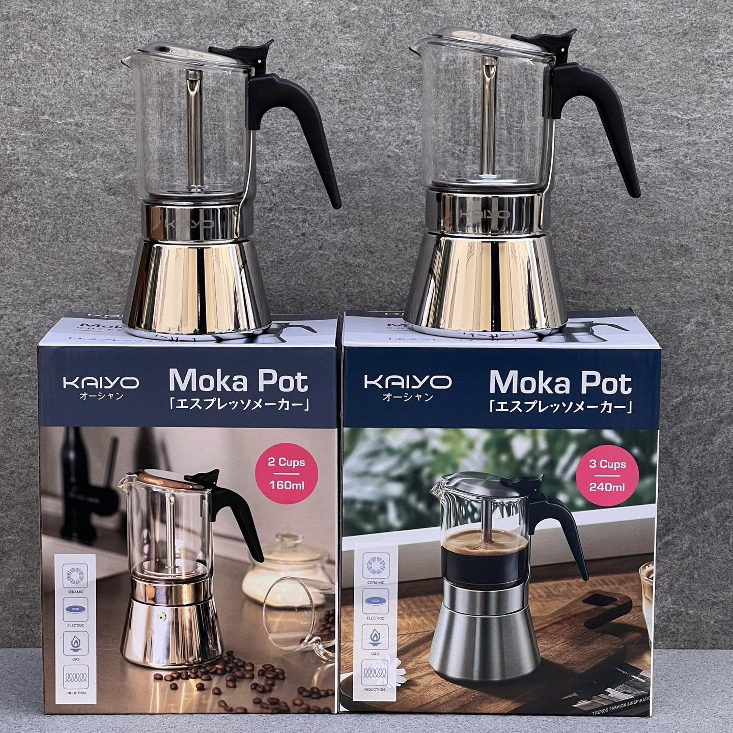 HÀNG MỚI VỀ: ẤM PHA CÀ PHÊ KAIYO MOKA POT – 5 PHÚT CÓ NGAY CÀ PHÊ NGON NHƯ QUÁN