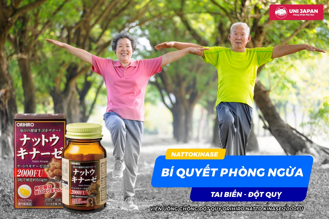 NATTOKINASE- BÍ QUYẾT PHÒNG NGỪA ĐỘT QUỴ TAI BIẾN