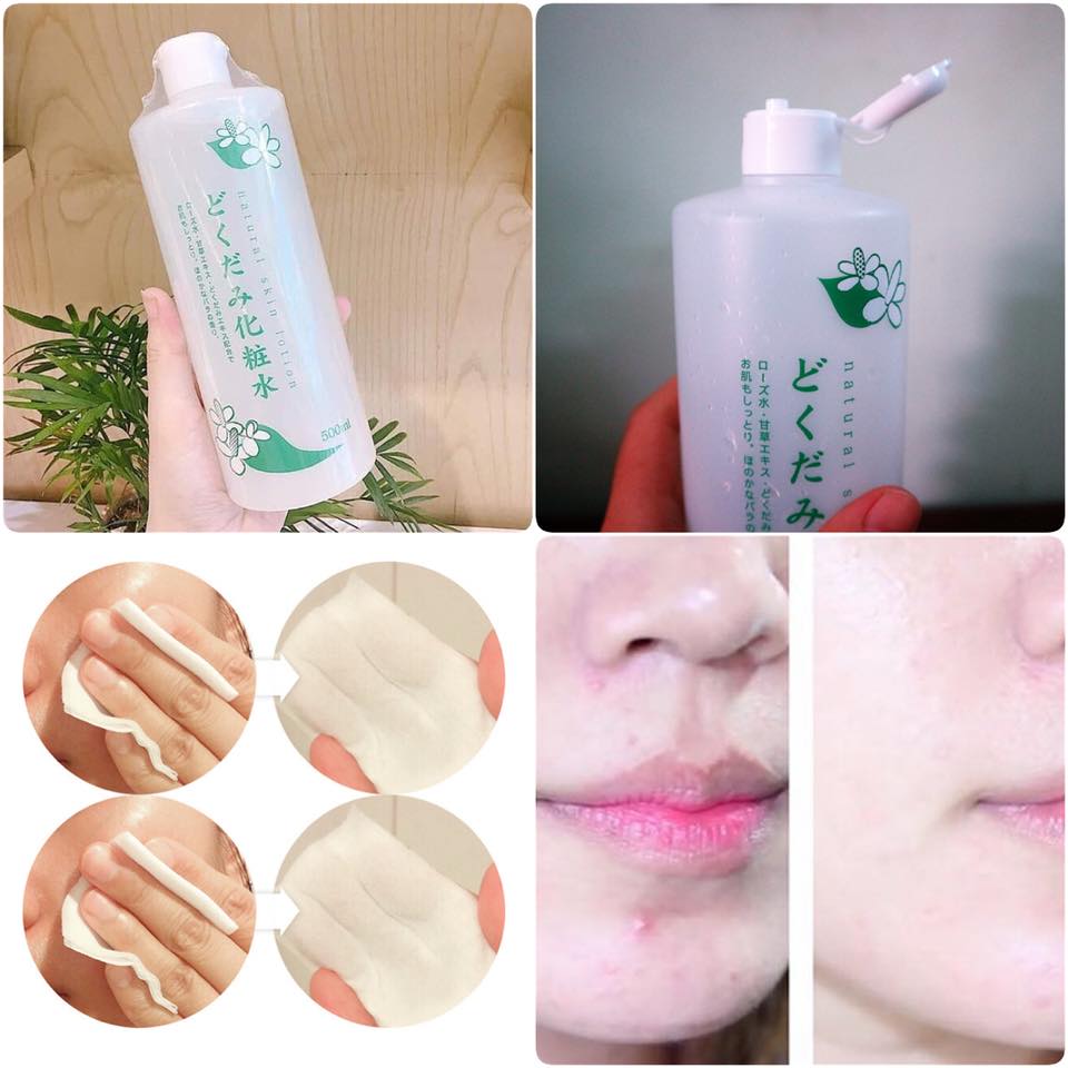 Nước hoa hồng diếp cá Dokudami Natural Skin - Nhật Bản