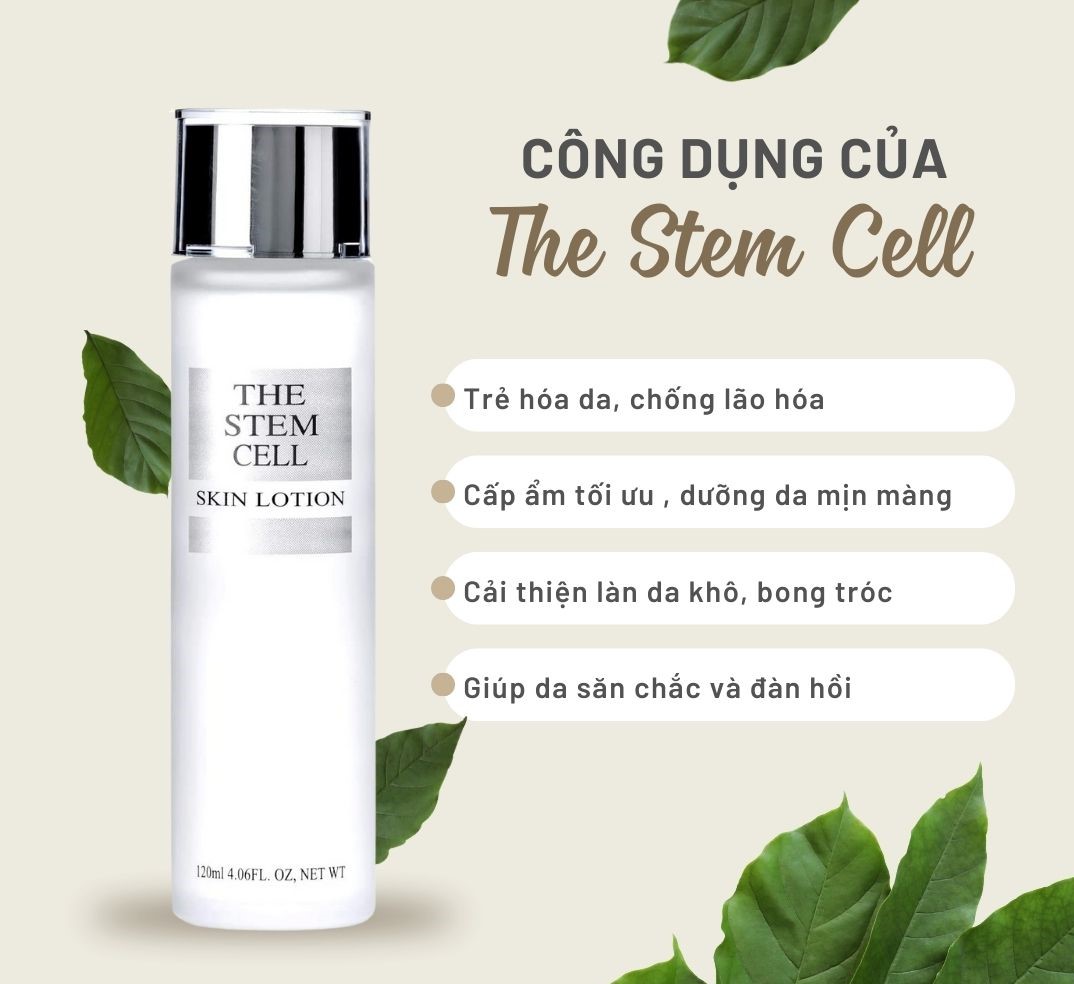 Nước Hoa Hồng Tế Bào Gốc The Stem Cell Skin Lotion 120ml