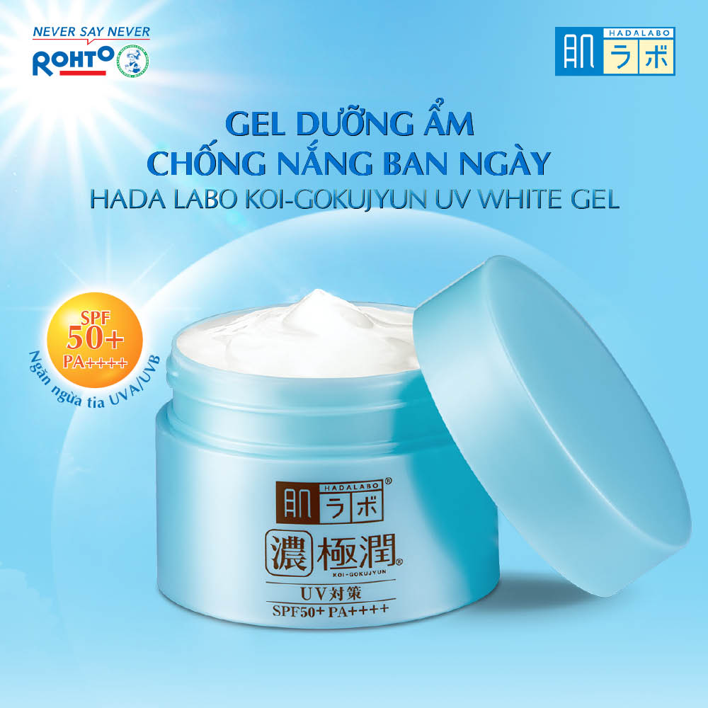 KEM DƯỠNG ẨM DẠNG GEL HADA LABO NHẬT BẢN VỚI BỐN LOẠI HA CẤP ẨM SÂU