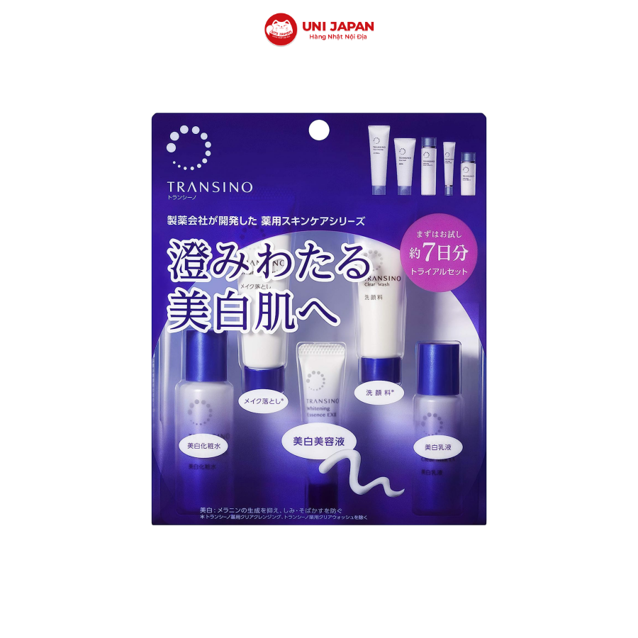 Set Dưỡng Da Mini 5 Món Transino