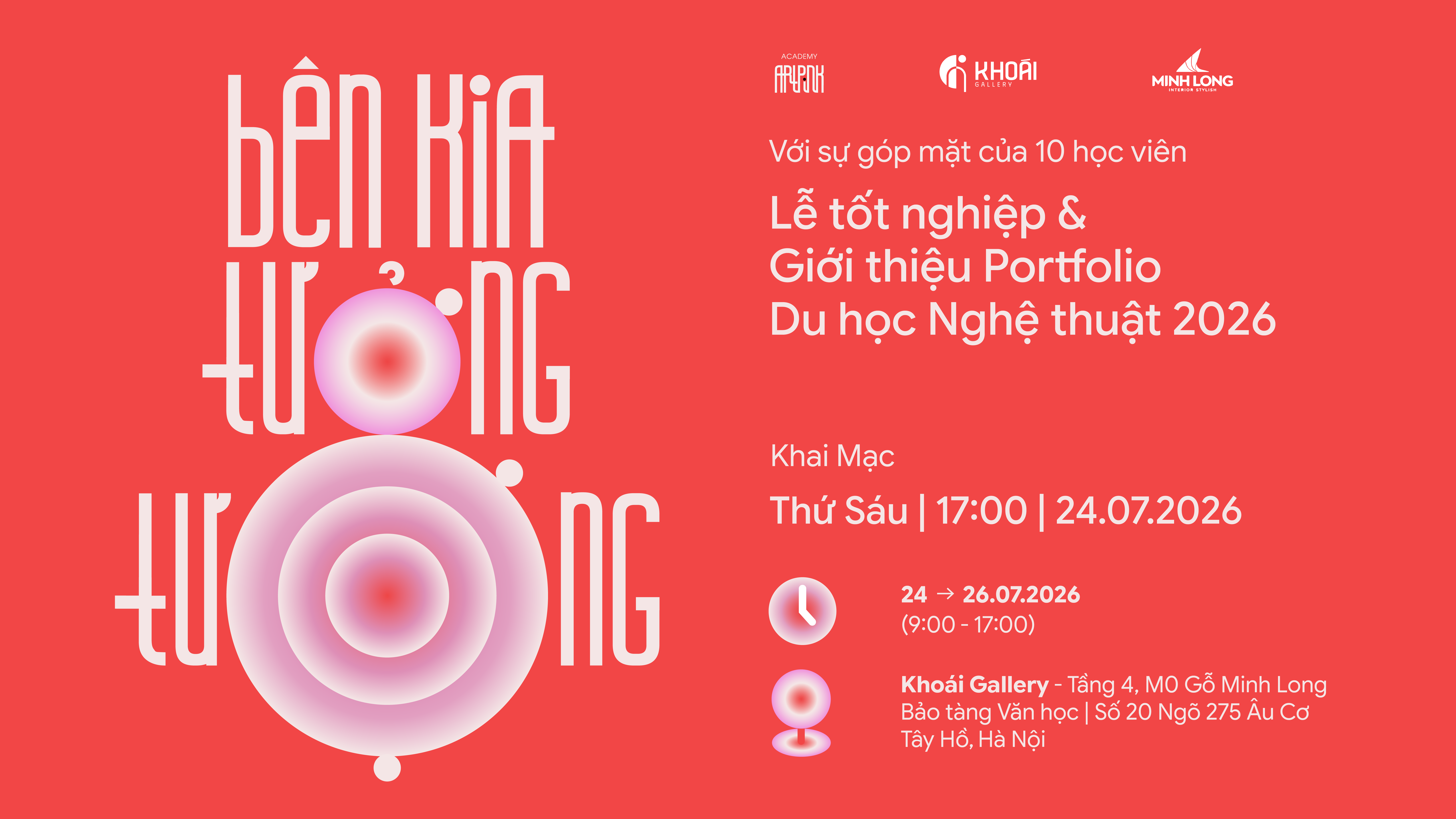 LỄ TỐT NGHIỆP VÀ GIỚI THIỆU PORTFOLIO DU HỌC NGHỆ THUẬT 