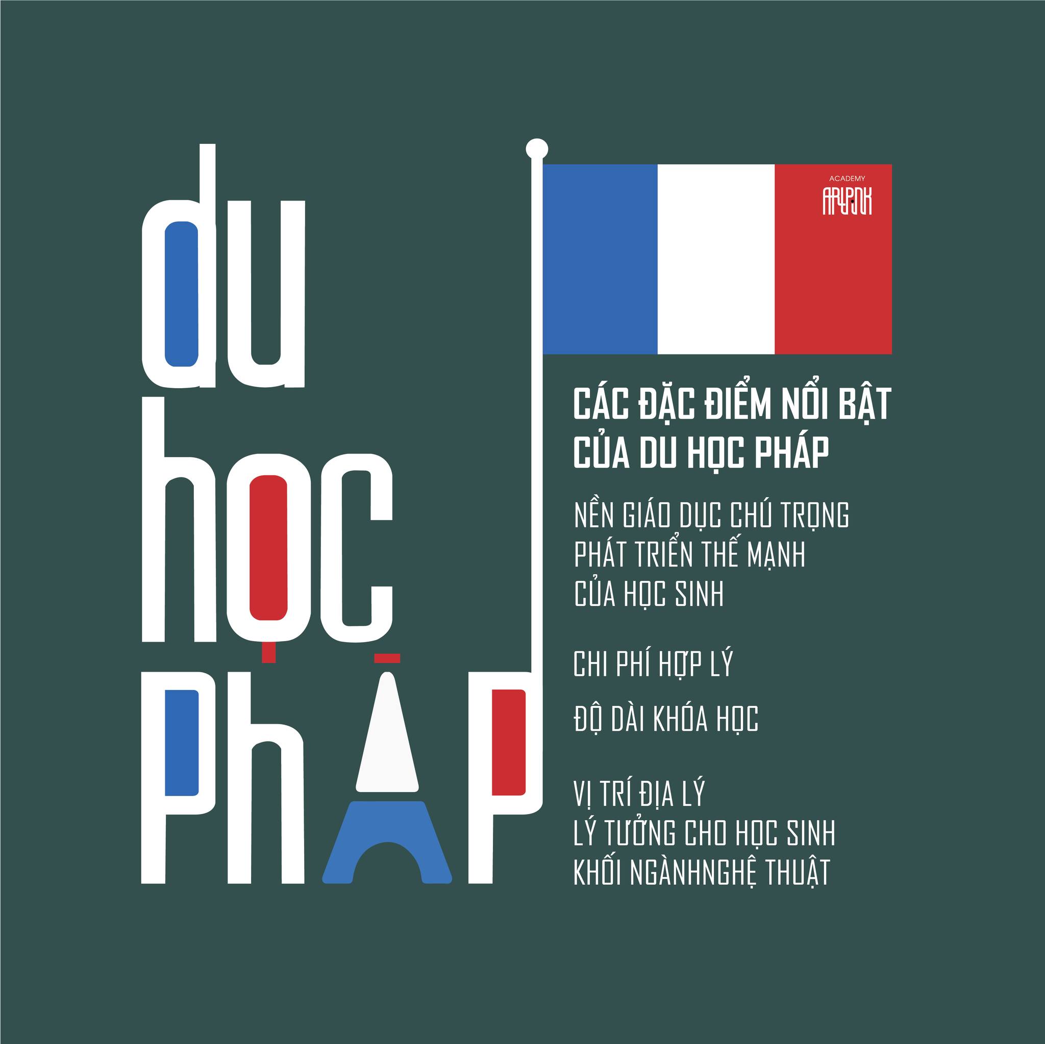 CÁC ĐẶC ĐIỂM NỔI BẬT CỦA DU HỌC NGHỆ THUẬT TẠI PHÁP