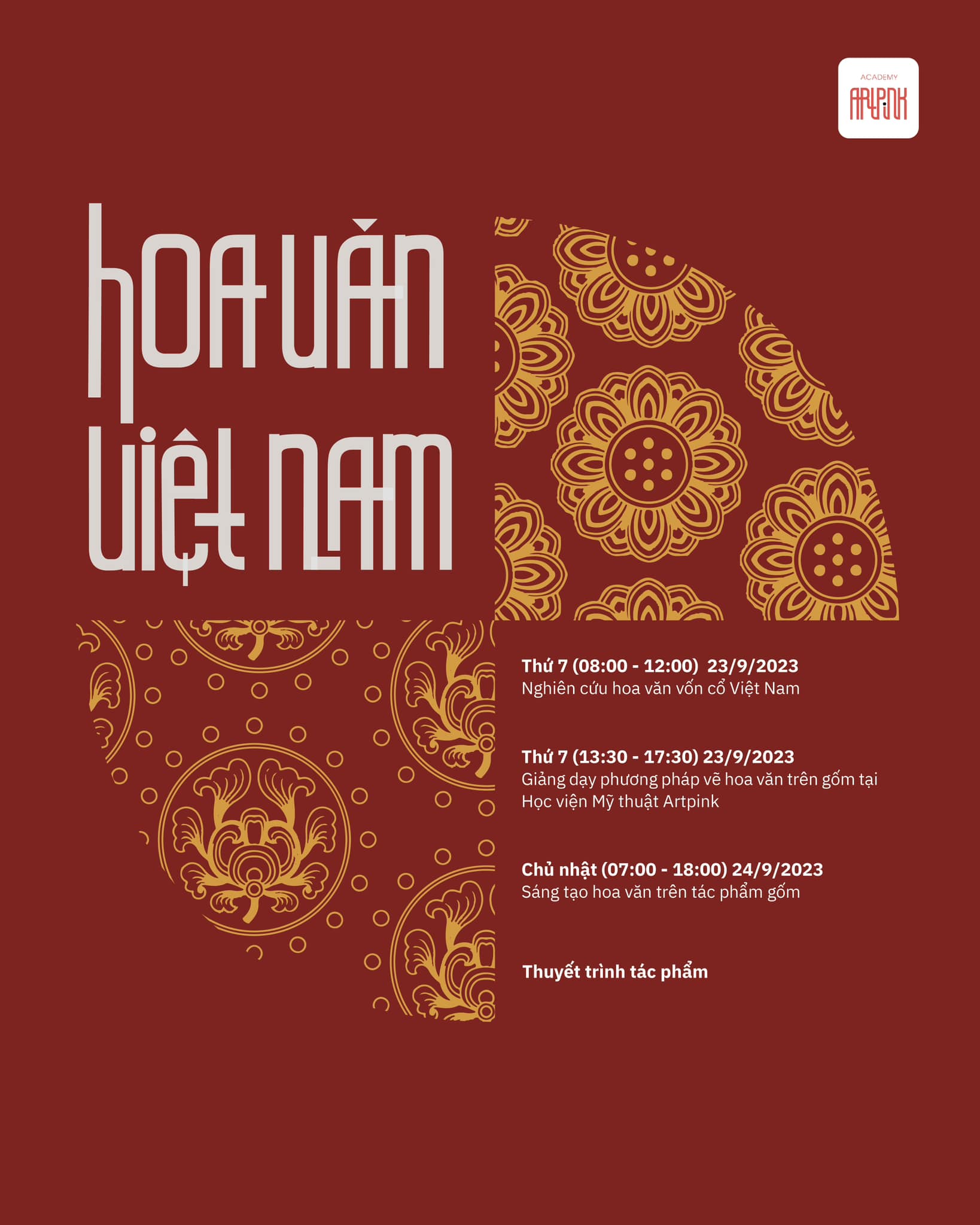 NGHIÊN CỨU HOA VĂN VỐN CỔ VIỆT NAM THỜI LÝ - TRẦN THỰC HÀNH SÁNG TẠO HOA VĂN TRÊN CHẤT LIỆU GỐM