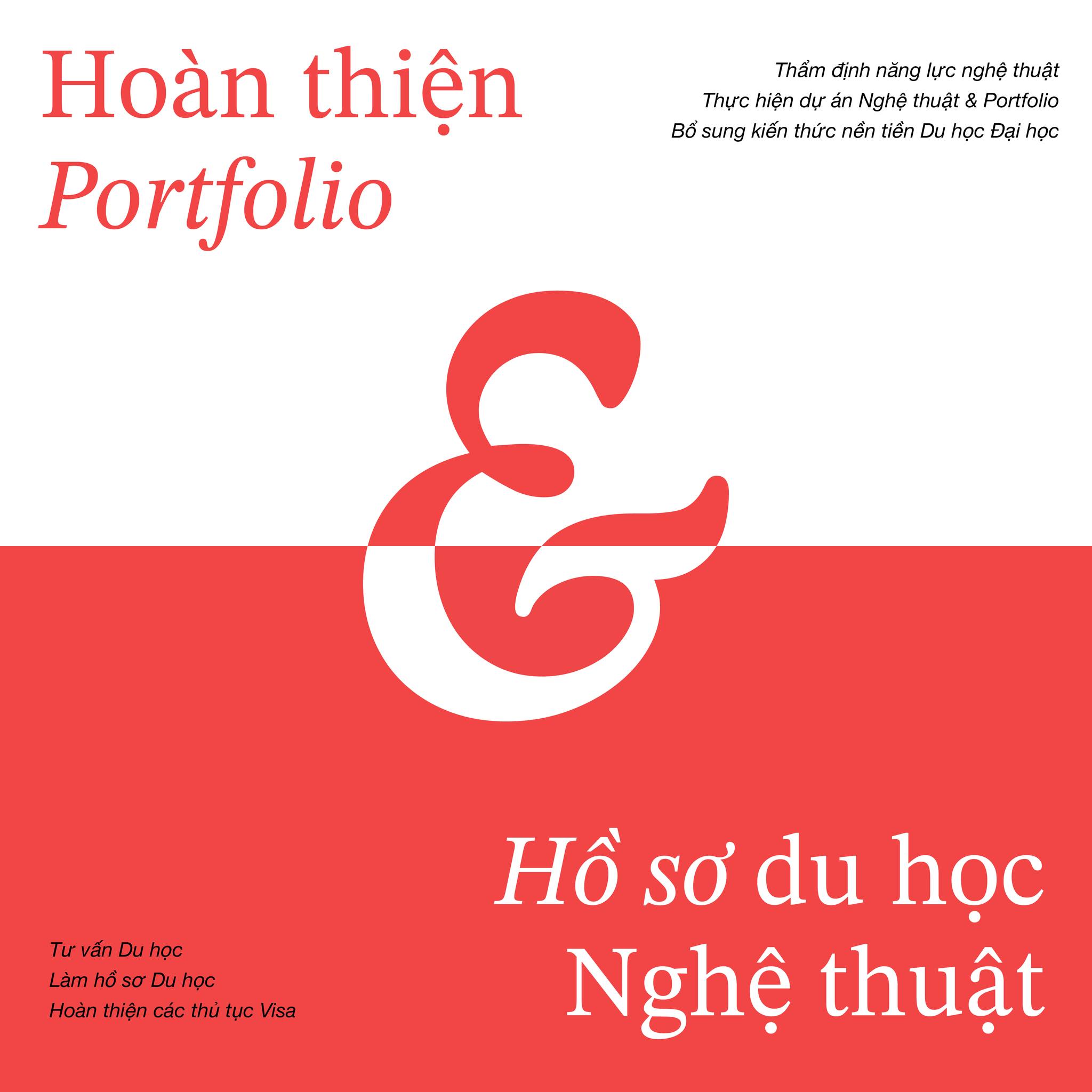 XÂY DỰNG PORTFOLIO & HỒ SƠ DU HỌC NGHỆ THUẬT CÙNG ARTPINK