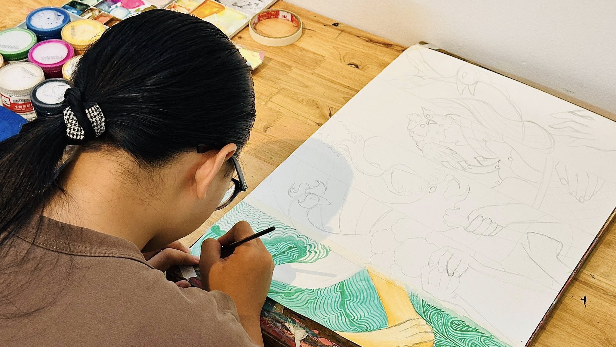 GIAI ĐOẠN GIAO THOA GIỮA HỘI HỌA BẢN NĂNG VÀ HỘI HỌA HÀN LÂM