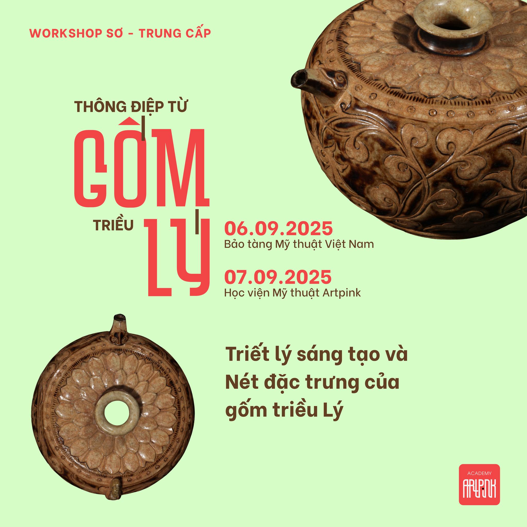 TRIẾT LÝ SÁNG TẠO VÀ NÉT ĐẶC TRƯNG CỦA GỐM TRIỀU LÝ