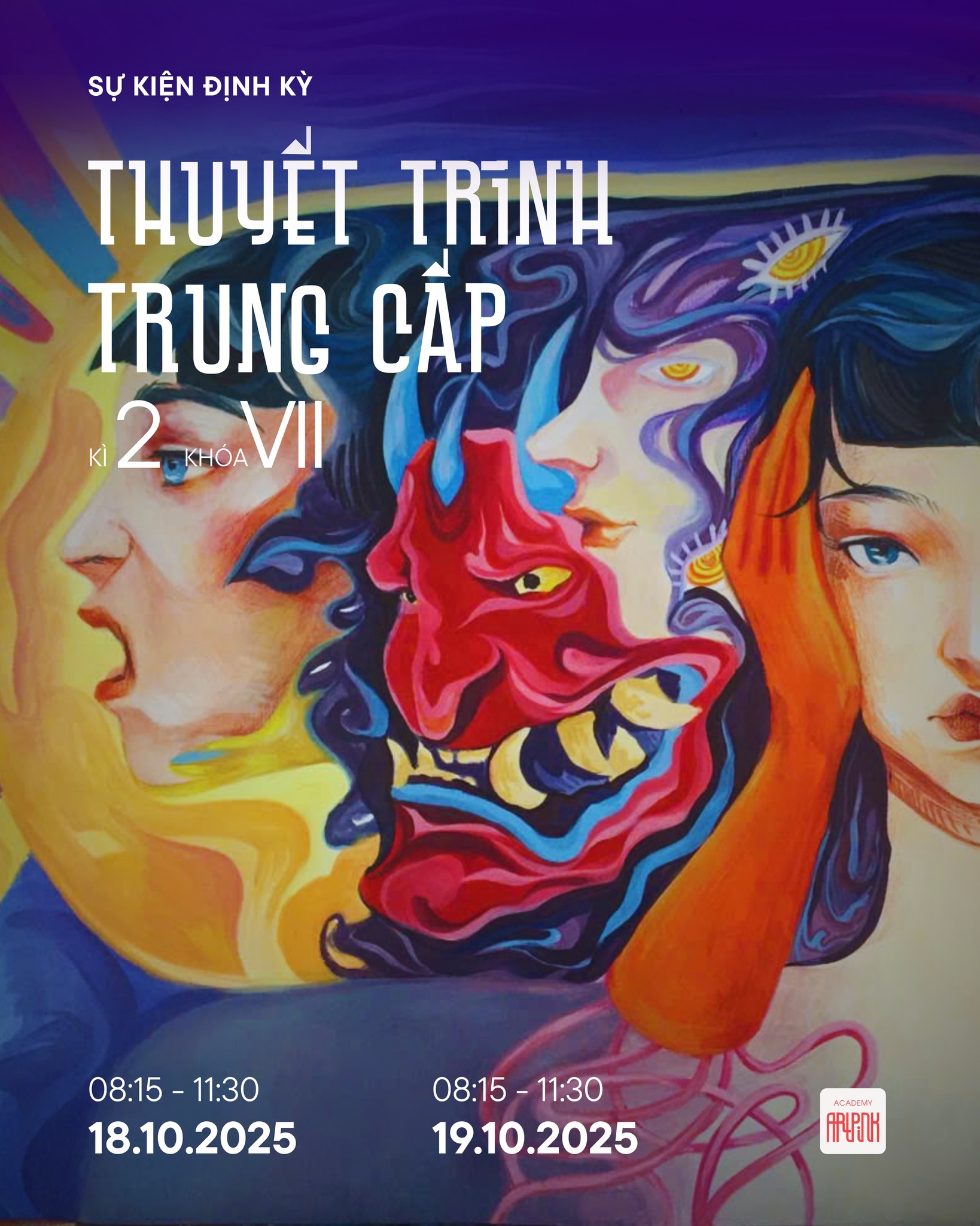 THƯ MỜI | THAM DỰ BUỔI THUYẾT TRÌNH TÁC PHẨM ĐỊNH KỲ | HỆ ĐÀO TẠO TRUNG CẤP KÌ 2 KHÓA VII