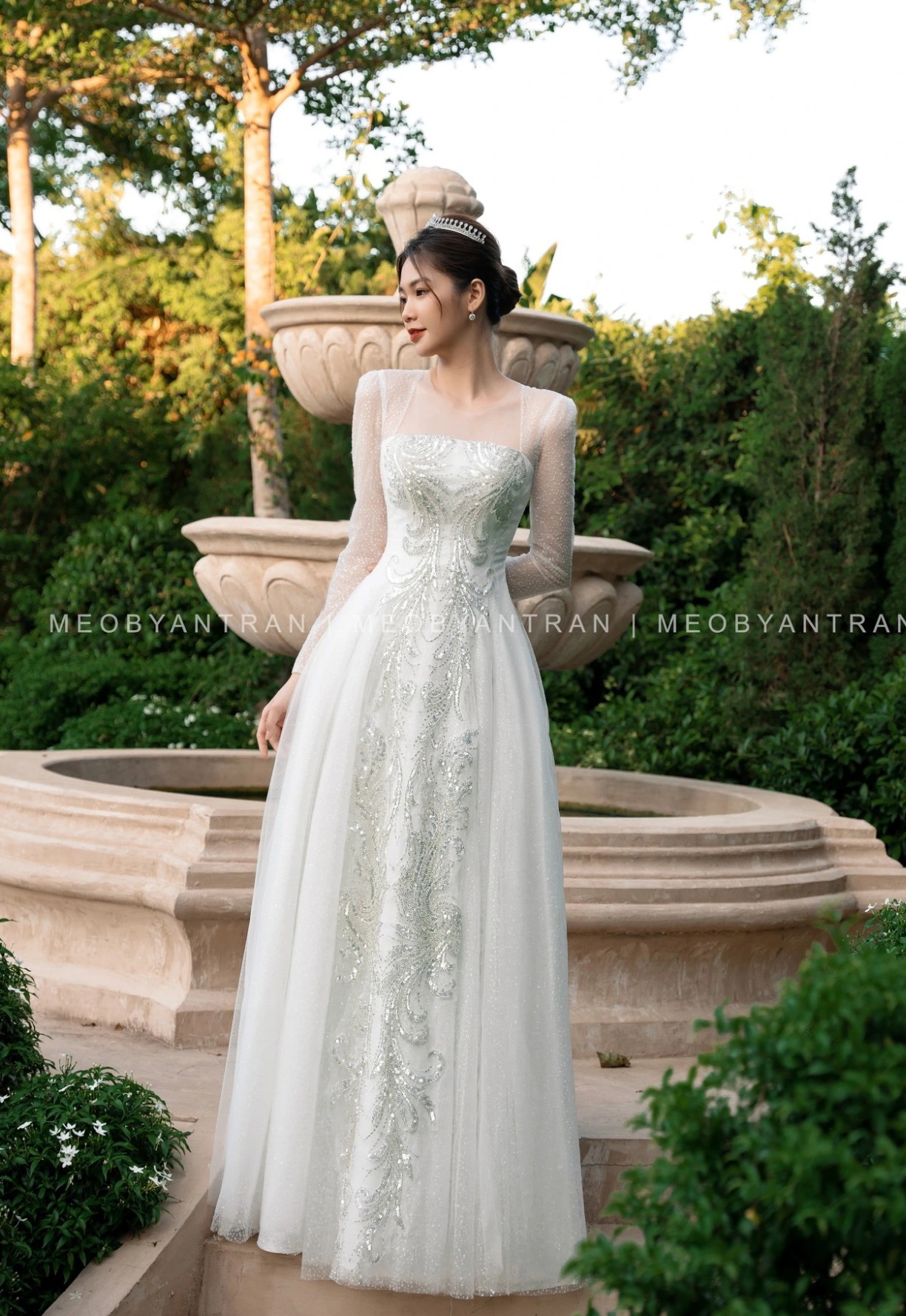 Mẫu váy cưới chữ A đẹp nhất 2024 từ Nicole Bridal