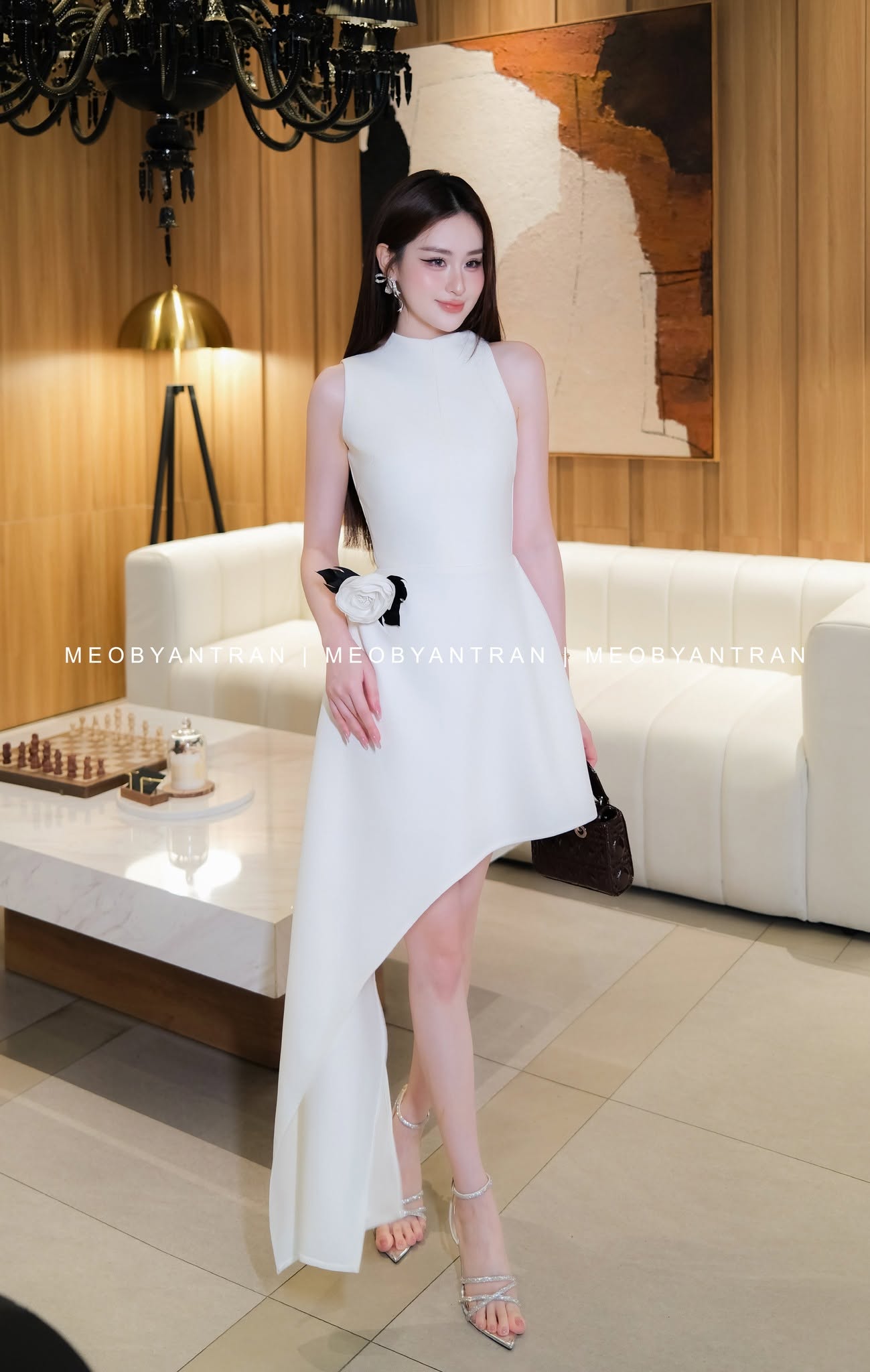 Đầm thiết kế dự tiệc cưới đẹp kiểu dáng trẻ trung, thanh lịch #3166