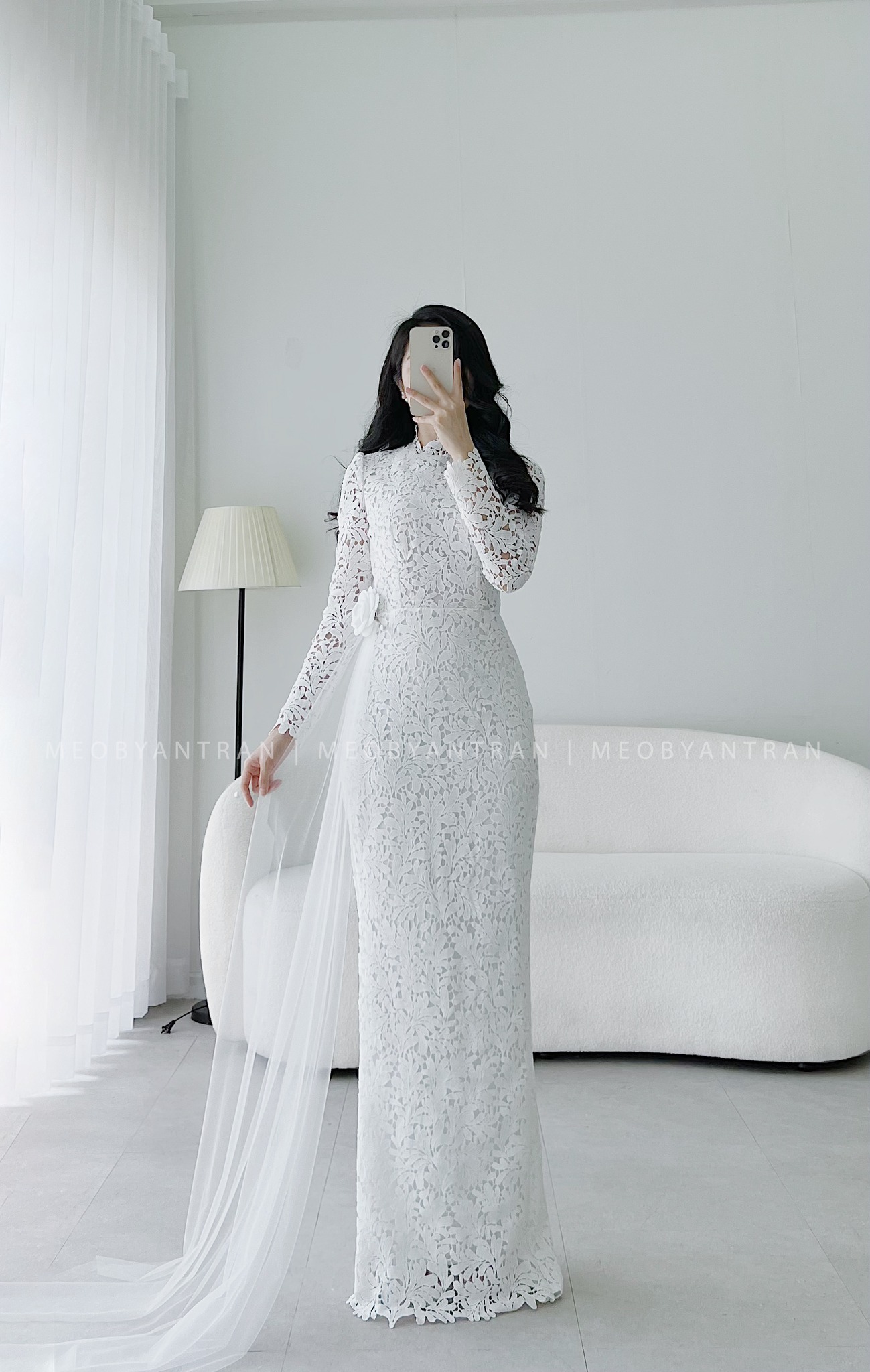 Váy cưới đi bàn-MA005 - VÁY CƯỚI CAO CẤP LINH NGA BRIDAL