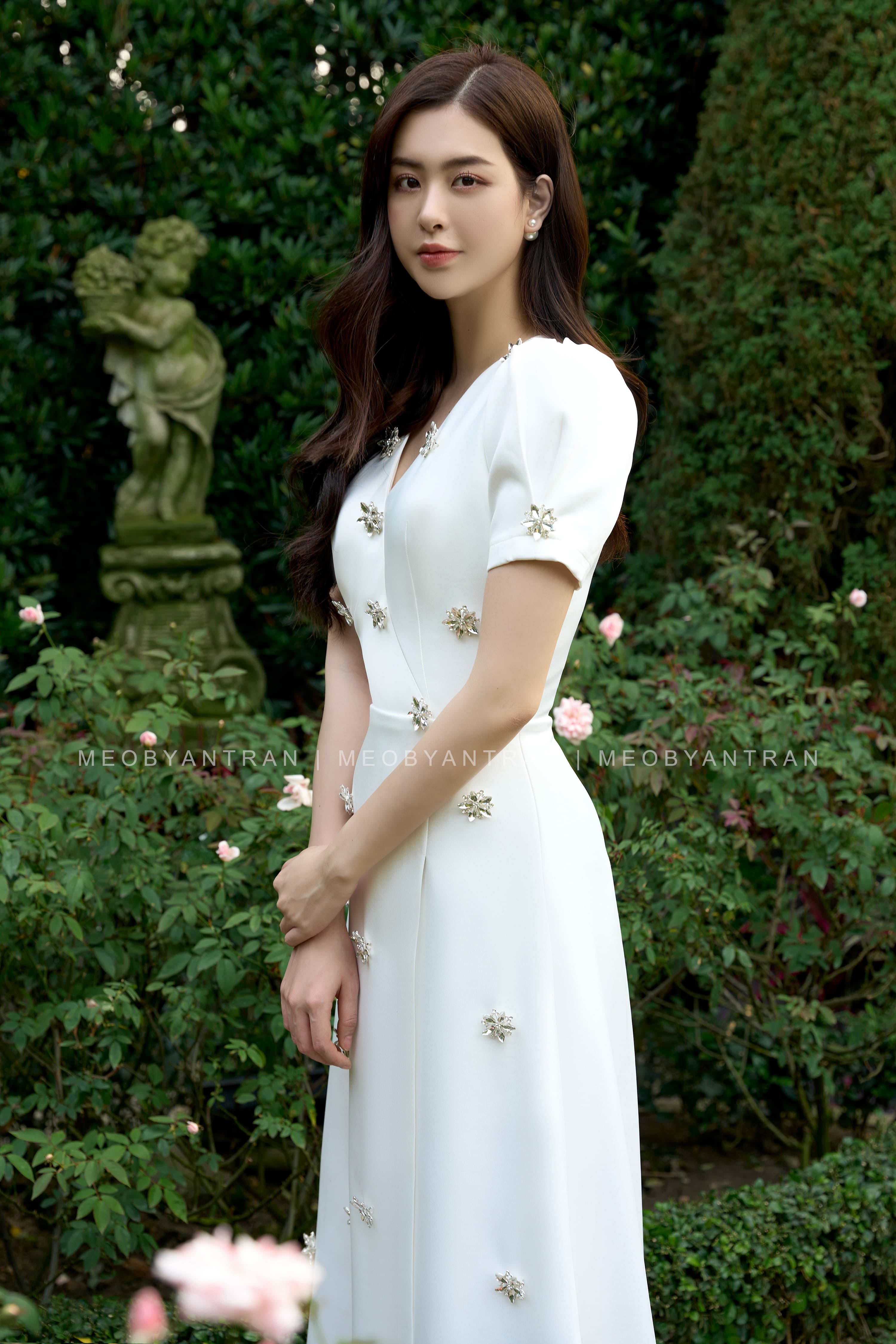 Váy đầm nhung Hàn Quốc cao cấp được thiết kế 2 lớp mã MDU1883- Mydu Design  [kèm ảnh thật] - Thời trang thiết kế Mydu