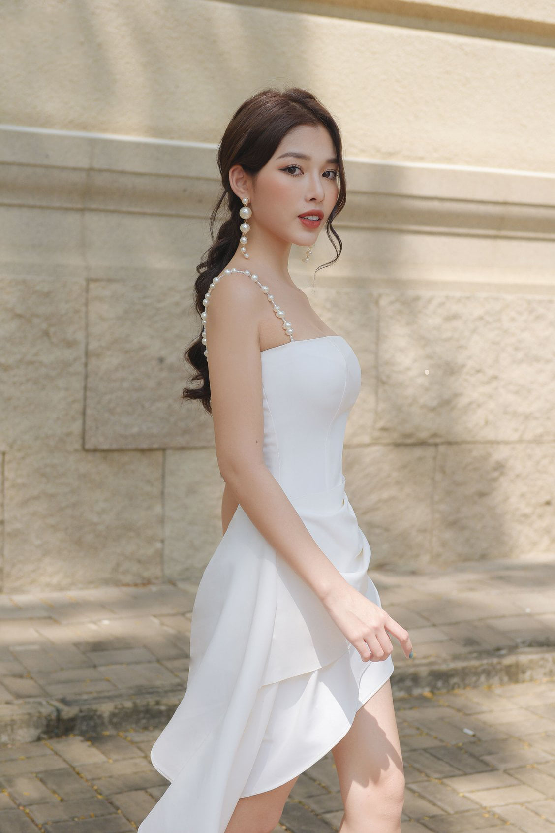 Váy 2 Dây Nhún Ngực Dáng Xoè Màu Trắng, Đầm Màu Trắng Xinh Công Chúa |  Shopee Việt Nam