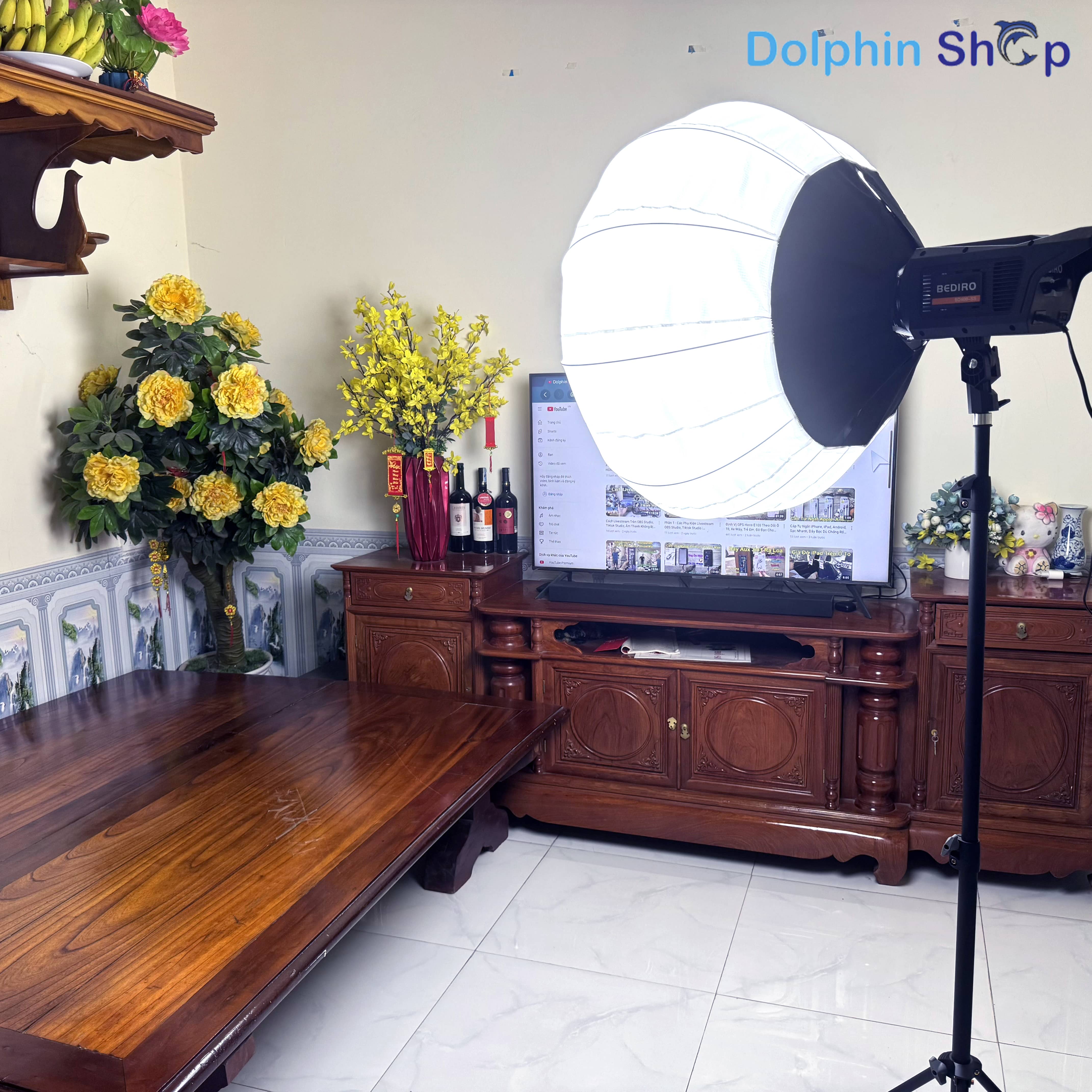 den-studio-hinh-cau-bediro-bd400-cong-suat-400w-chieu-sang-chup-anh-quay-video-l