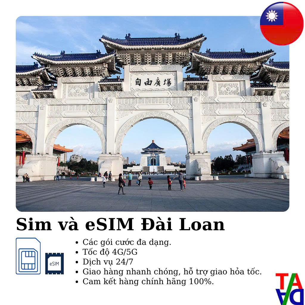 Sim Du Lịch Đài Loan 