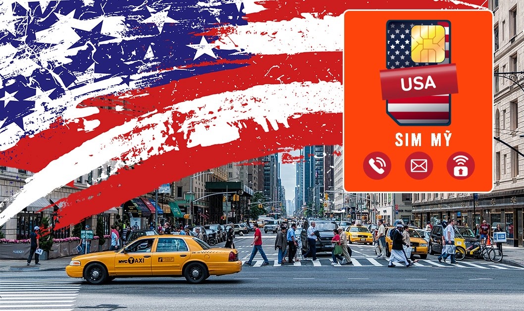 Sim Du Lịch Mỹ 