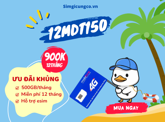 Sim 5G Mobifone 12MDT50 