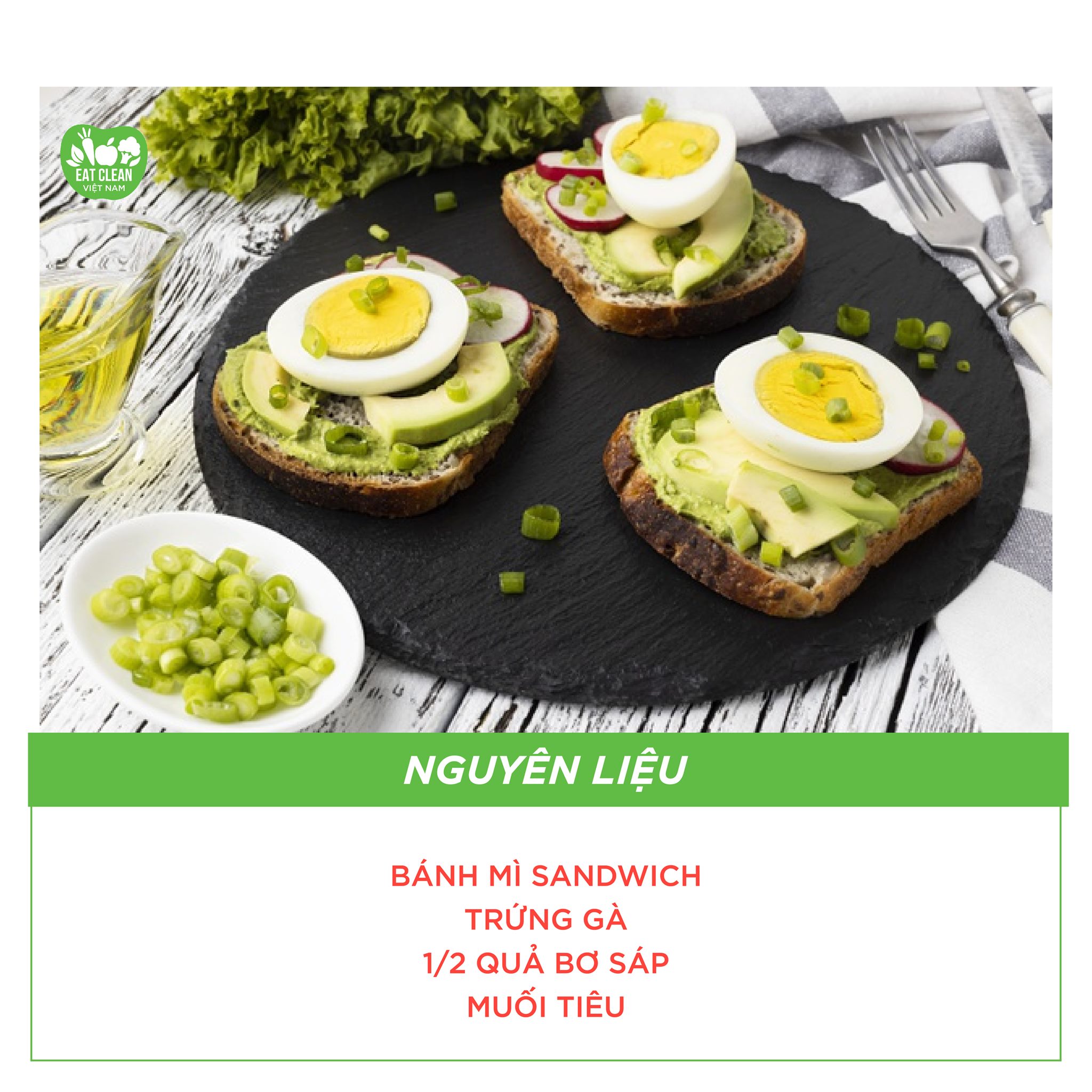 Bánh mì trứng và bơ