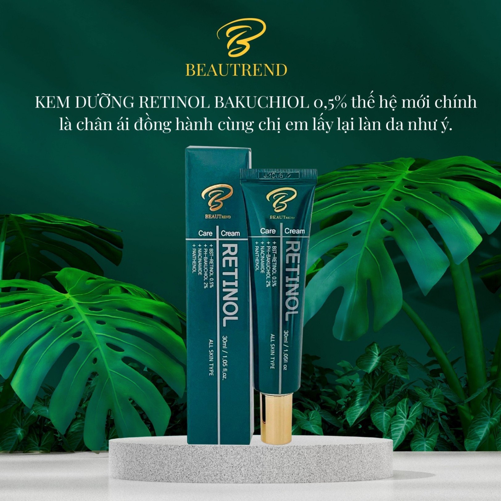 Kem dưỡng da Retinol 0.5% Bakuchiol Hàn Quốc