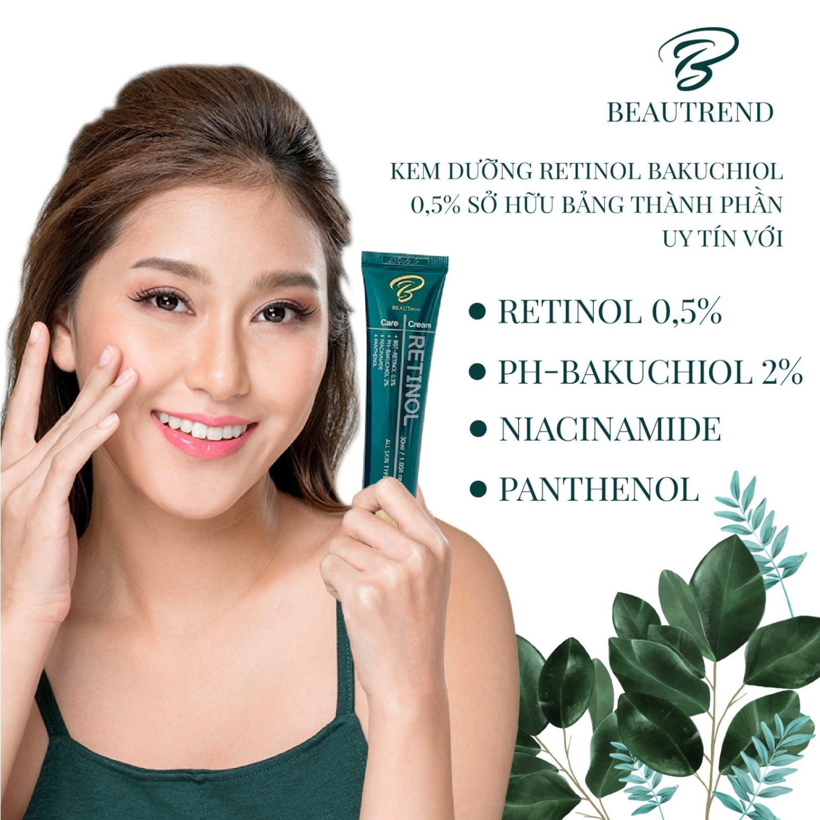 Kem dưỡng da Retinol 0.5% Bakuchiol Hàn Quốc