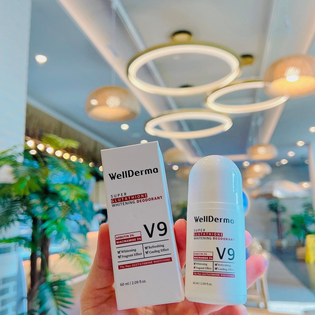 LĂN NÁCH WELLDERMA GLUTATHIONE DƯỠNG TRẮNG GIẢM THÂM