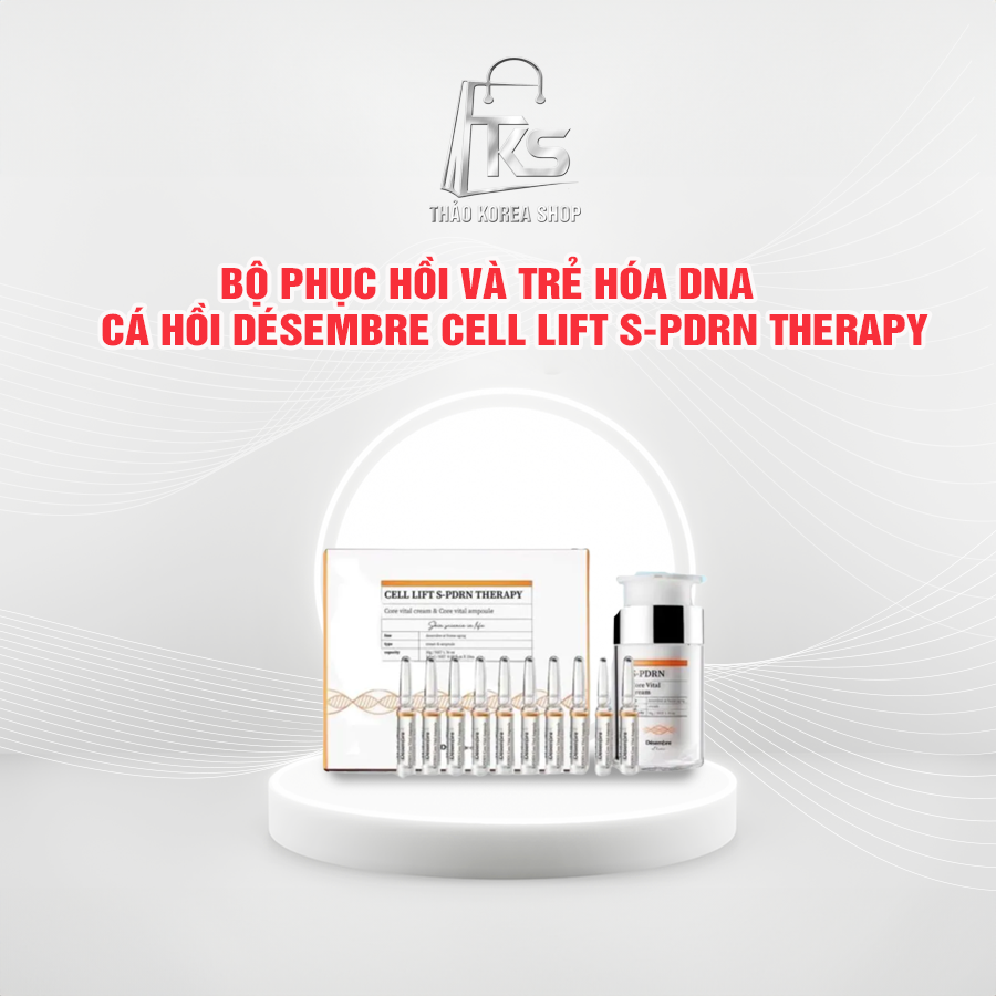 Bộ Phục Hồi Và Trẻ Hóa DNA Cá Hồi Désembre Cell Lift S-PDRN Therapy