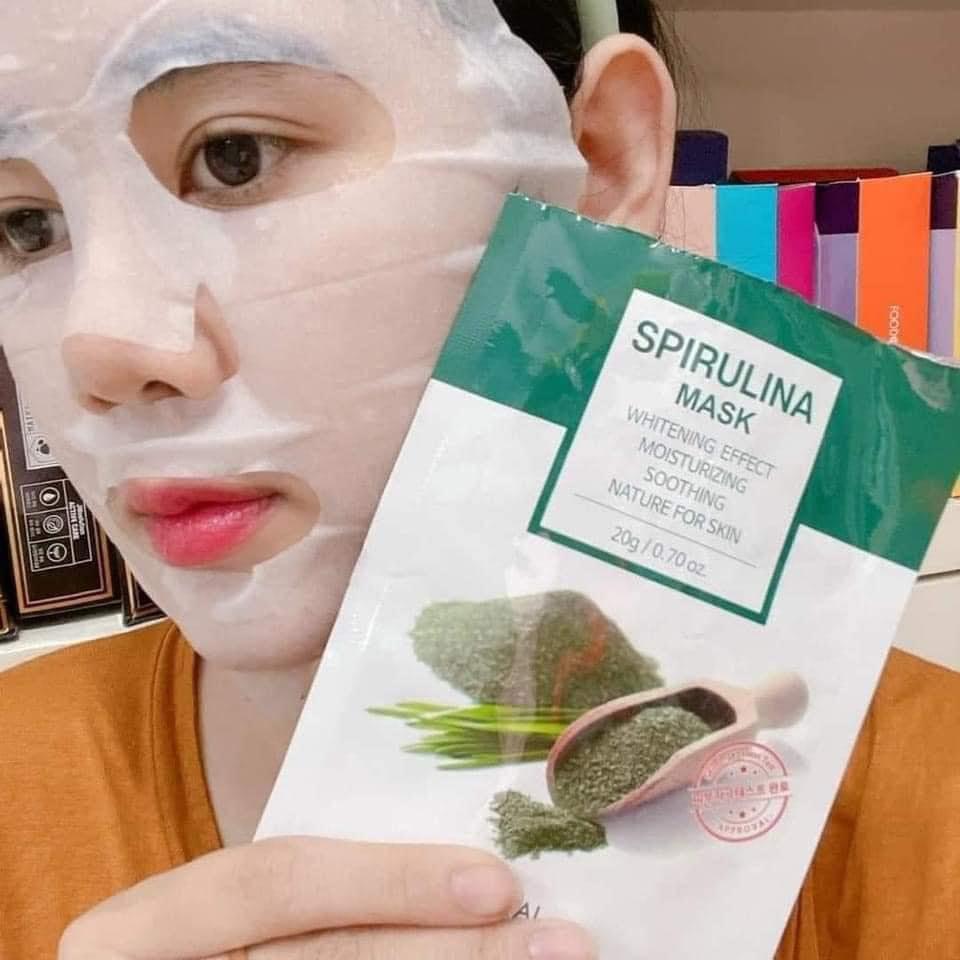 Mặt Nạ Tảo Xoắn Hàn Quốc Royal Power Spirulina Mask Hộp 10 miếng ( GIÁ