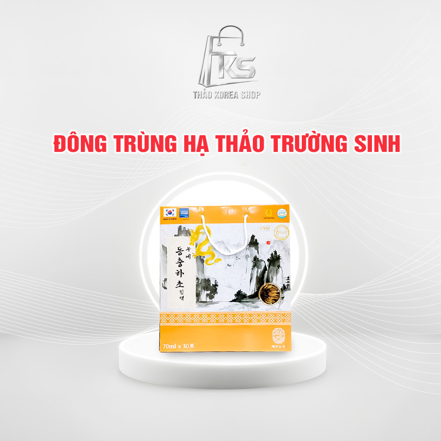 ĐÔNG TRÙNG HẠ THẢO TRƯỜNG SINH HỘP 30 GÓI X 70ML