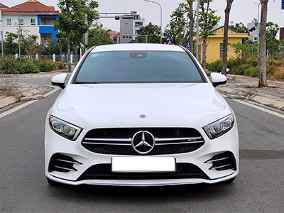 Mercedes A35 4matic 2021 (Trắng/nội thất nâu)