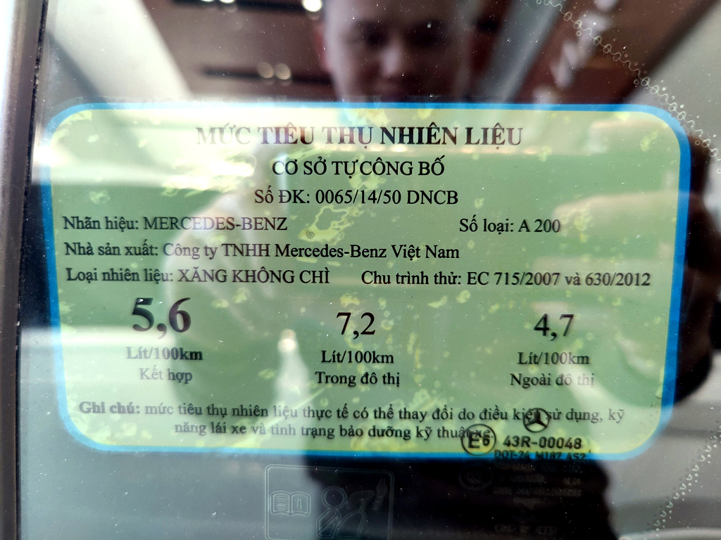 Mercedes A200 2016 Xanh