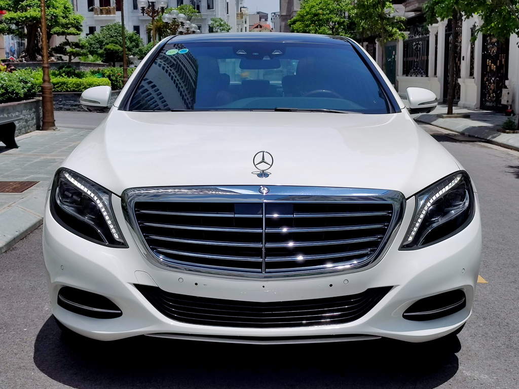 Mercedes S400 2015 Trắng Nâu