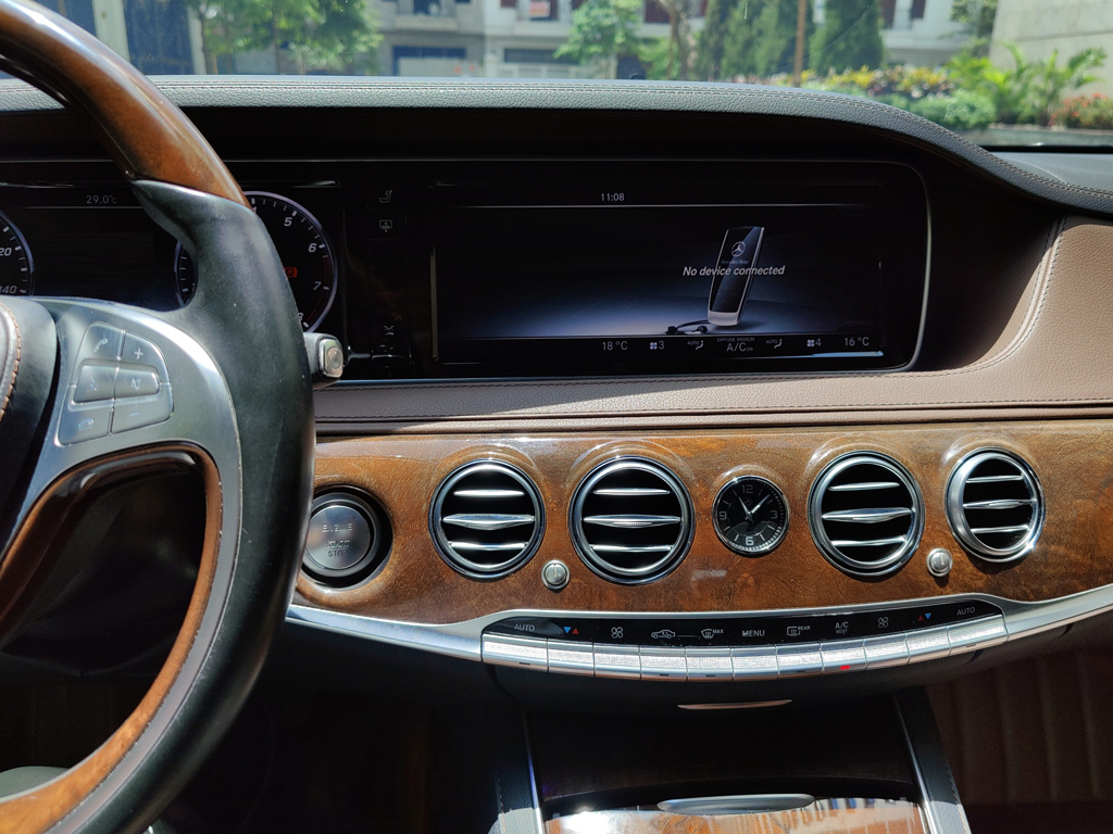 Mercedes S400 2015 Trắng Nâu