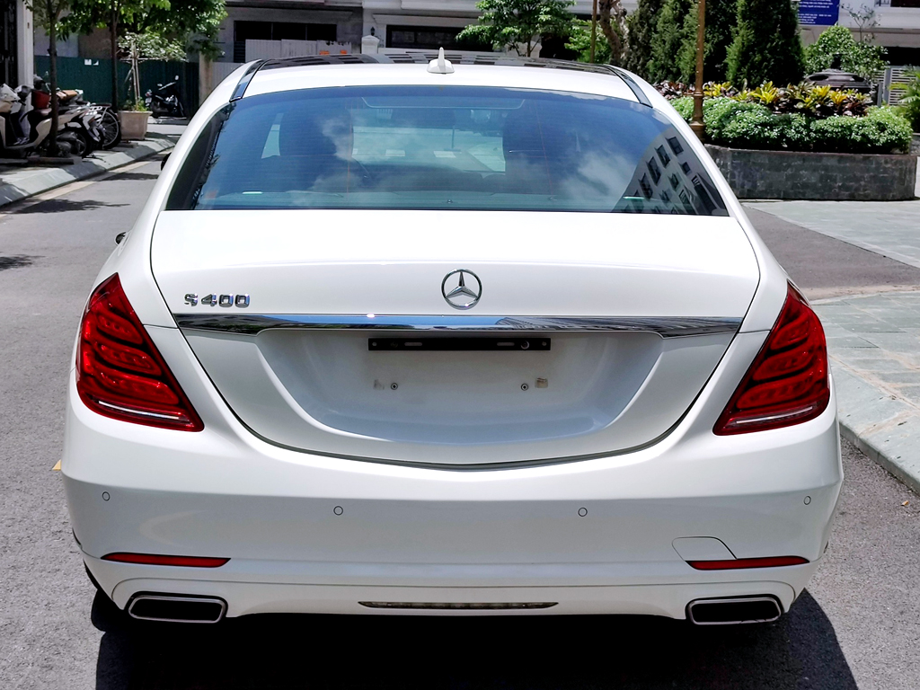 Mercedes S400 2015 Trắng Nâu