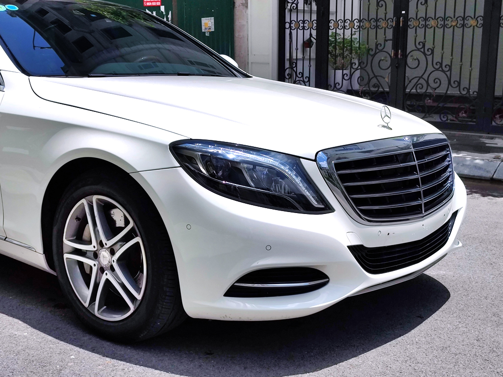 Mercedes S400 2015 Trắng Nâu