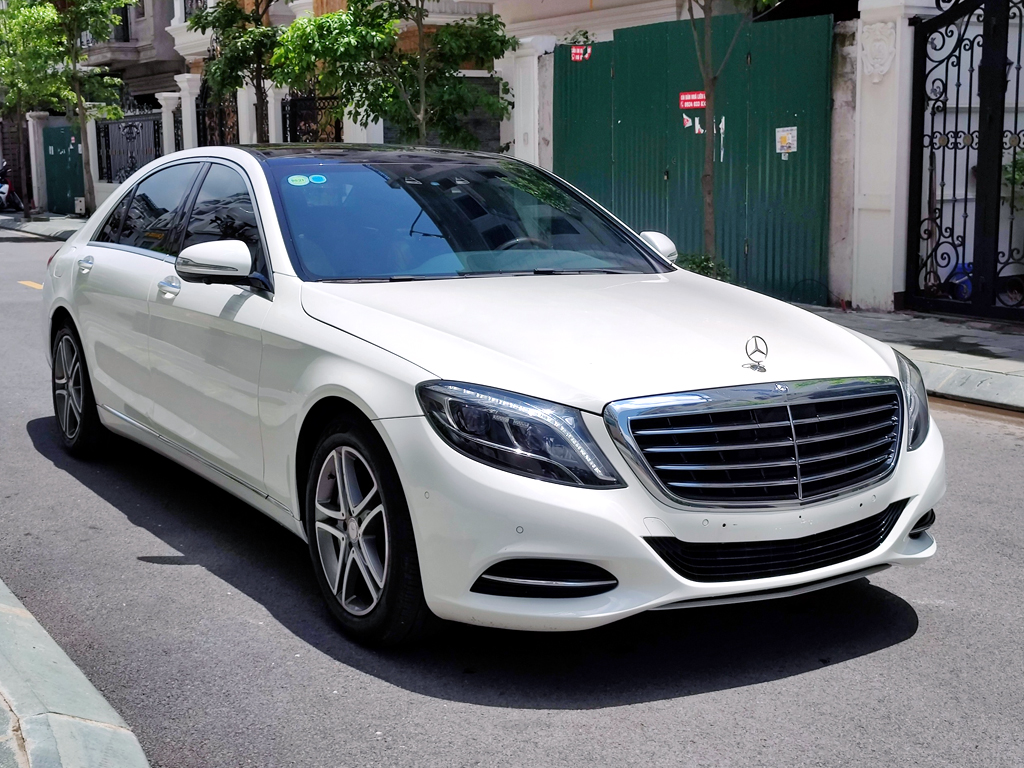 Mercedes S400 2015 Trắng Nâu