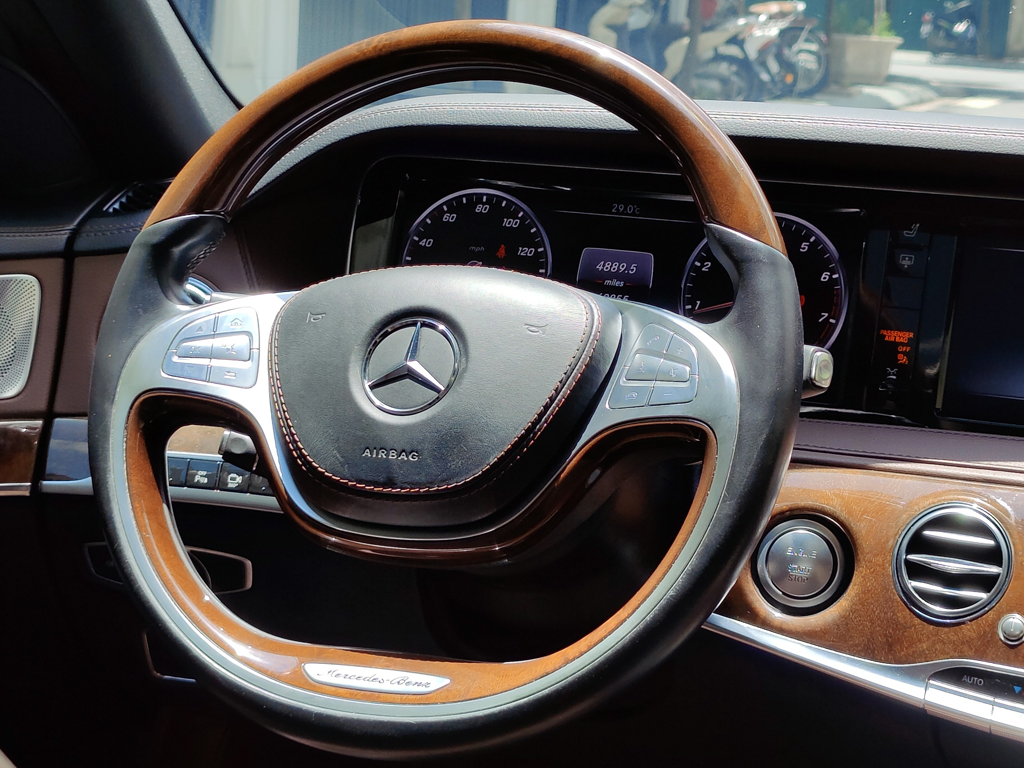 Mercedes S400 2015 Trắng Nâu