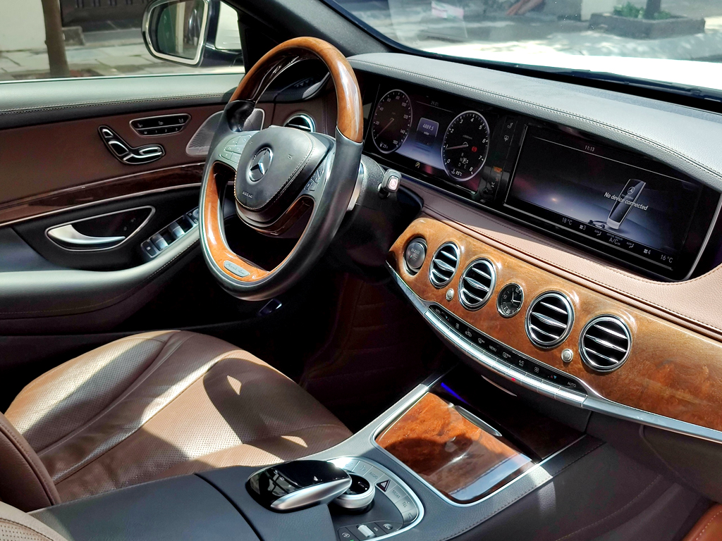 Mercedes S400 2015 Trắng Nâu